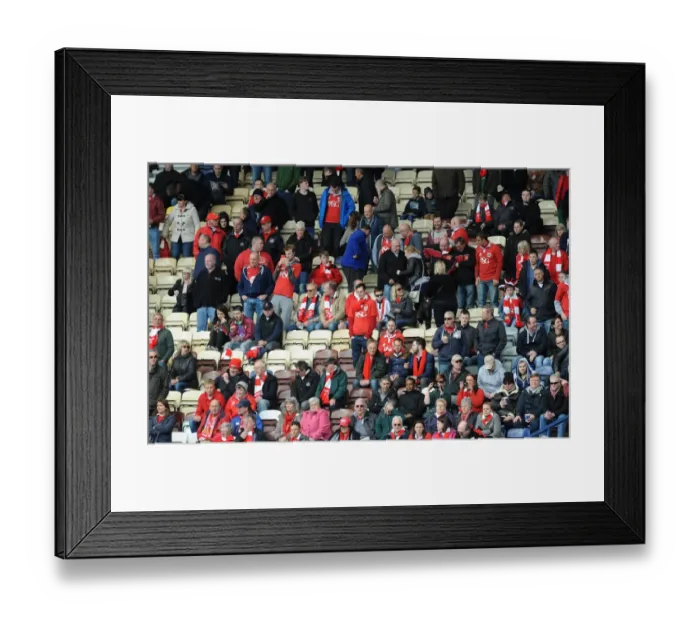 Framed Print : Bristol City Fans in Full Force at Preston North End's Deepdale Framed Print : Bristol City Fans in Full Force at Preston North End's Deepdale