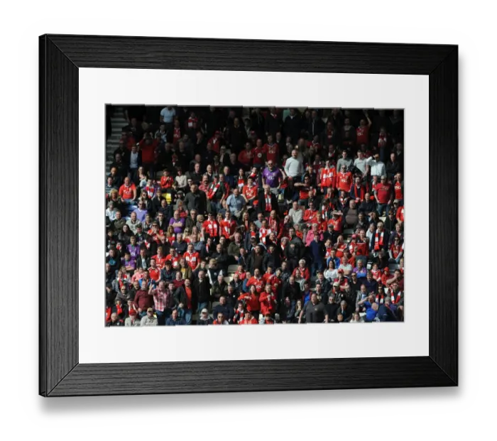 Framed Print : Bristol City Fans in Full Force at Deepdale: Sky Bet League One Match vs. Preston North End, April 2015 Framed Print : Bristol City Fans in Full Force at Deepdale: Sky Bet League One Match vs. Preston North End, April 2015