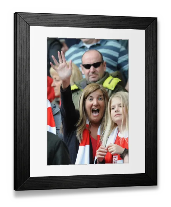 Framed Print : Thrilling Moment: A Bristol City Fan's Passionate Reaction at Preston North End vs. Bristol City, Sky Bet League One (11 / 04 / 2015) Framed Print : Thrilling Moment: A Bristol City Fan's Passionate Reaction at Preston North End vs. Bristol City, Sky Bet League One (11 / 04 / 2015)