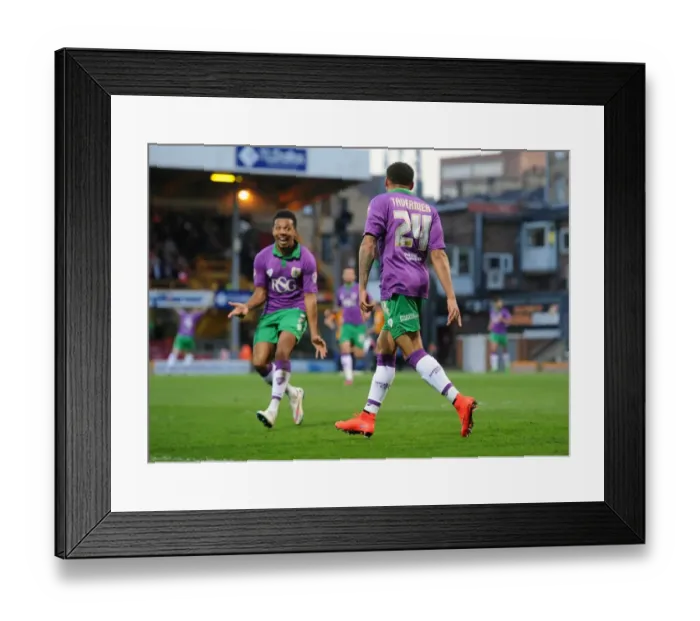 Framed Print : Bradford City vs. Bristol City: Korey Smith and James Tavernier Celebrate Goal (Promotion Battle) Framed Print : Bradford City vs. Bristol City: Korey Smith and James Tavernier Celebrate Goal (Promotion Battle)