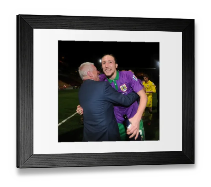 Framed Print : Bradford City vs. Bristol City: Luke Ayling and Steve Landsdown Celebrate Promotion to Sky Bet Championship Framed Print : Bradford City vs. Bristol City: Luke Ayling and Steve Landsdown Celebrate Promotion to Sky Bet Championship