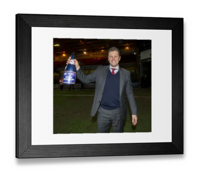 Framed Print : Steve Cotterill and Promotion-Chasing Bristol City Secure Victory over Bradford City (Sky Bet League One Decider) Framed Print : Steve Cotterill and Promotion-Chasing Bristol City Secure Victory over Bradford City (Sky Bet League One Decider)