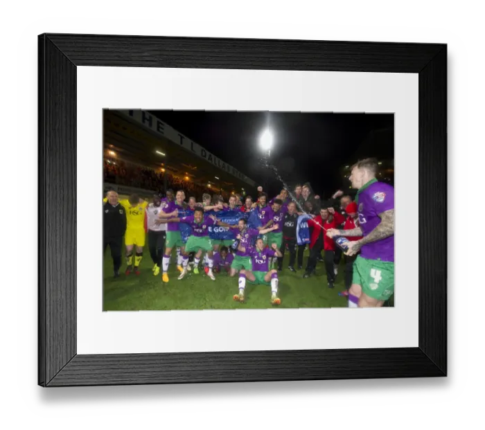 Framed Print : Bristol City's Historic 0-6 Victory: Promotion to Sky Bet Championship Secured Framed Print : Bristol City's Historic 0-6 Victory: Promotion to Sky Bet Championship Secured