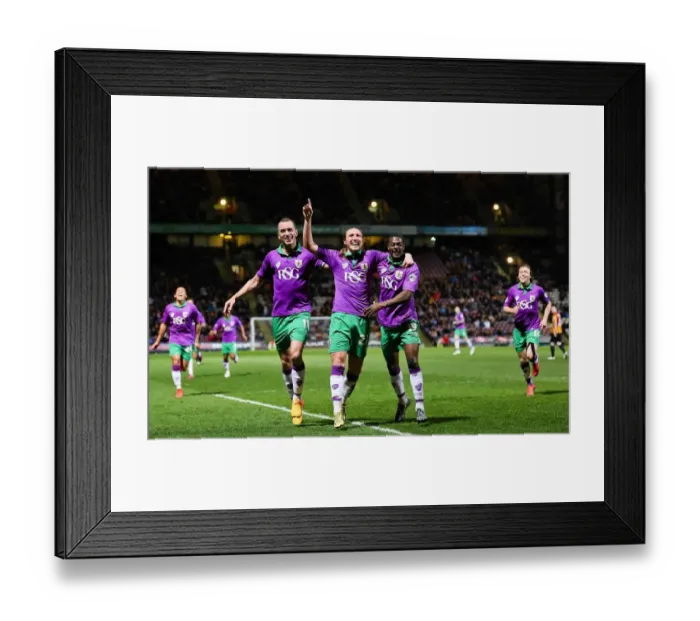 Framed Print : Luke Ayling's Triple Threat: Bristol City's 3-0 Lead Against Bradford City in Promotion Battle Framed Print : Luke Ayling's Triple Threat: Bristol City's 3-0 Lead Against Bradford City in Promotion Battle