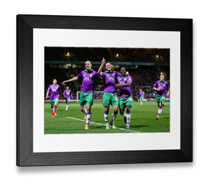 Framed Print : Luke Ayling's Strike: 3-0 Lead in Sky Bet League One Promotion Battle Framed Print : Luke Ayling's Strike: 3-0 Lead in Sky Bet League One Promotion Battle