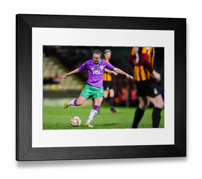 Framed Print : Luke Ayling's Third Goal: Bristol City Takes 3-0 Lead Over Bradford City (Sky Bet League One, Promotion)