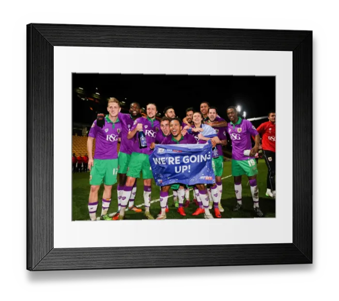 Framed Print : Bristol City's Euphoric Promotion: Unforgettable Moment at Valley Parade Framed Print : Bristol City's Euphoric Promotion: Unforgettable Moment at Valley Parade