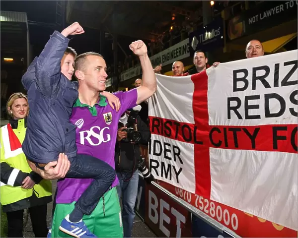 Bristol City's Promotion Celebration: Triumph at Valley Parade (Bradford City v Bristol City)