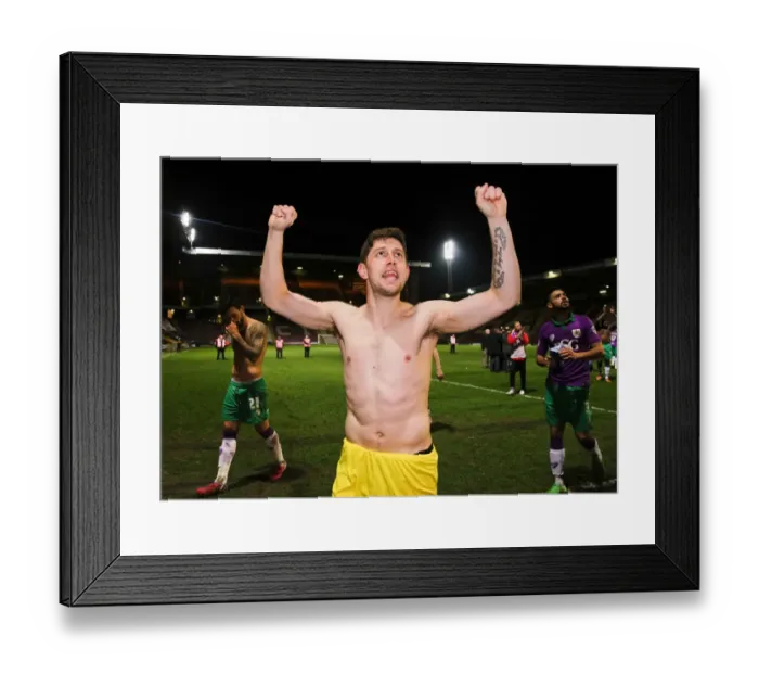 Framed Print : The Unforgettable Moment of Triumph: Promotion to Sky Bet League One - Bradford City vs. Bristol City