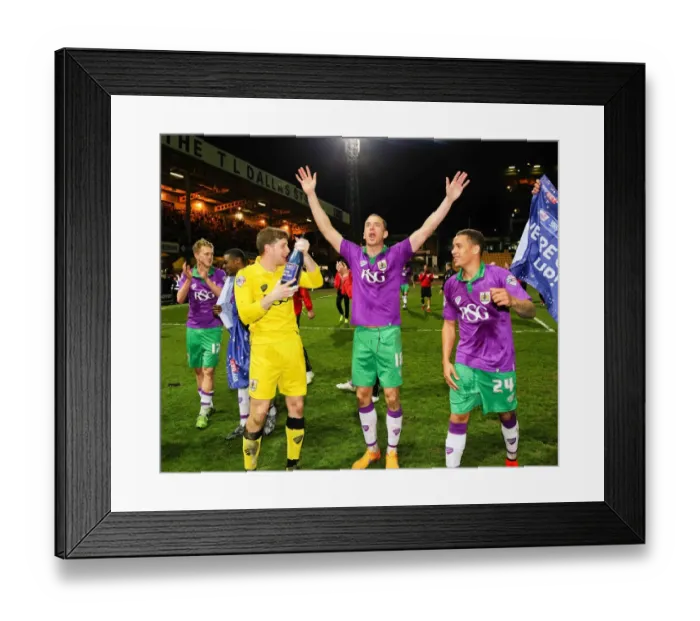 Framed Print : Unforgettable Championship Moment: Bradford City vs. Bristol City - The Euphoria of Promotion