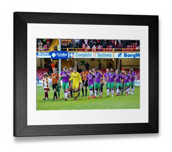 Framed Print : Football Rivalry at Valley Parade: Bradford City vs. Bristol City (Sky Bet League One Promotion) Framed Print : Football Rivalry at Valley Parade: Bradford City vs. Bristol City (Sky Bet League One Promotion)