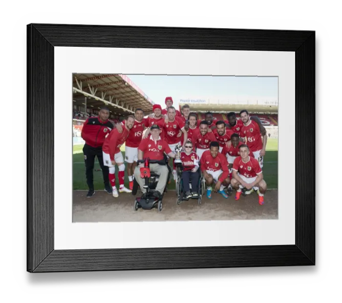 Framed Print : Bristol City Disabled Supporters Honor Players of the Season at Ashton Gate: Bristol City vs Coventry City, 180415 Framed Print : Bristol City Disabled Supporters Honor Players of the Season at Ashton Gate: Bristol City vs Coventry City, 180415