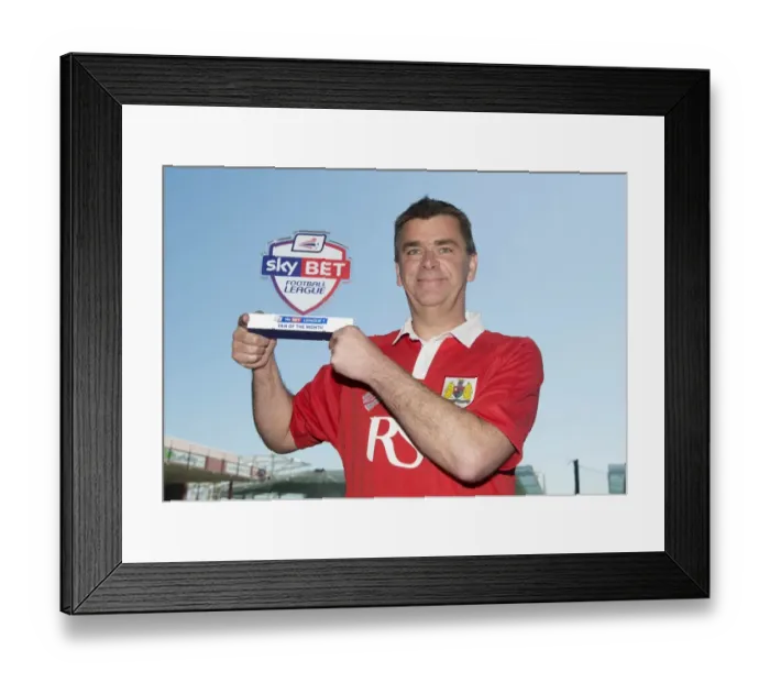 Framed Print : Bristol City FC: Jerry Tocknell Named Sky Bet League One Fan of the Month Framed Print : Bristol City FC: Jerry Tocknell Named Sky Bet League One Fan of the Month
