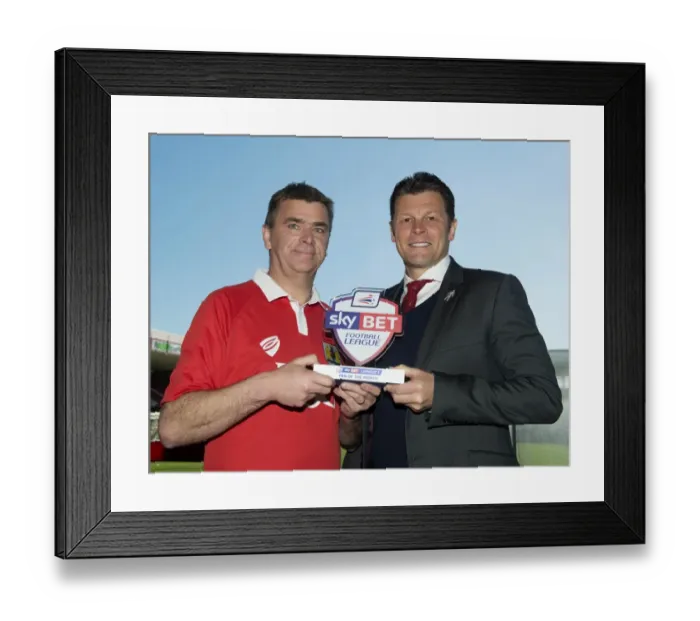 Framed Print : Bristol City's Jerry Tocknell Named Sky Bet League One Fan of the Month Framed Print : Bristol City's Jerry Tocknell Named Sky Bet League One Fan of the Month