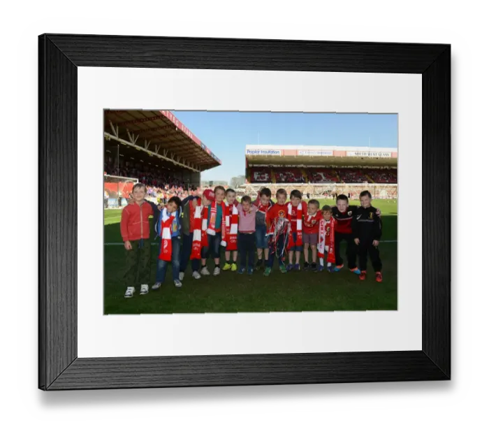 Framed Print : Bristol City vs Coventry City: A Battle in Sky Bet League One (Fans in Action), 18th April 2015 Framed Print : Bristol City vs Coventry City: A Battle in Sky Bet League One (Fans in Action), 18th April 2015