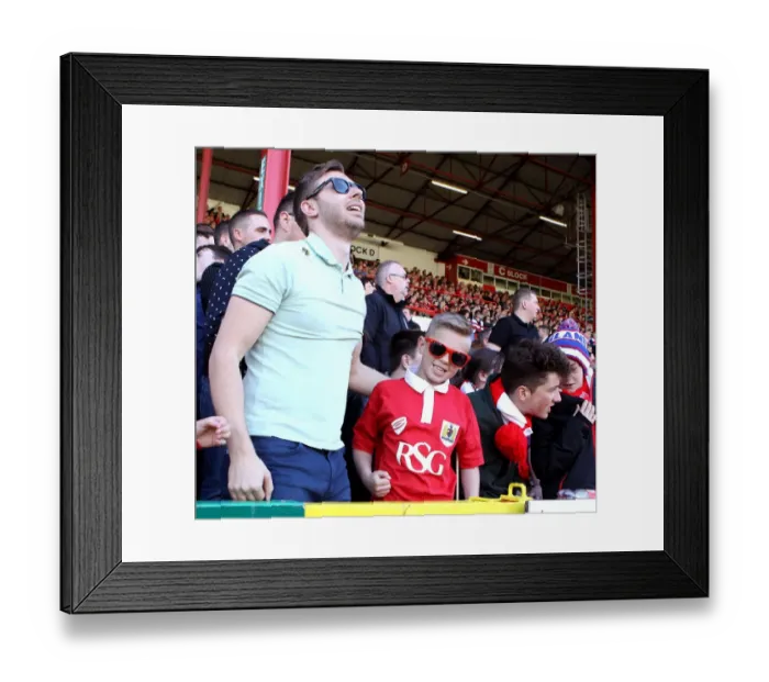 Framed Print : Sea of Passion: A Sea of Bristol City Fans at Ashton Gate (April 2015) Framed Print : Sea of Passion: A Sea of Bristol City Fans at Ashton Gate (April 2015)