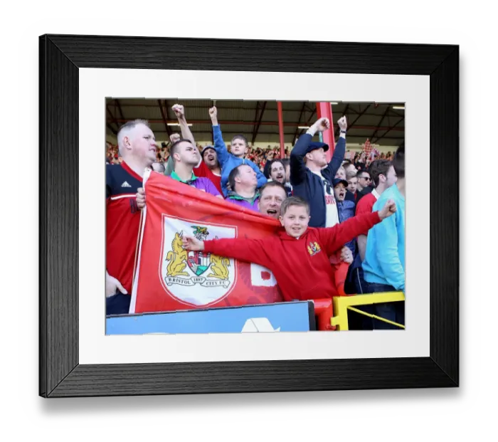Framed Print : Sea of Passion: A Sea of Bristol City Fans at Ashton Gate (April 2015) Framed Print : Sea of Passion: A Sea of Bristol City Fans at Ashton Gate (April 2015)