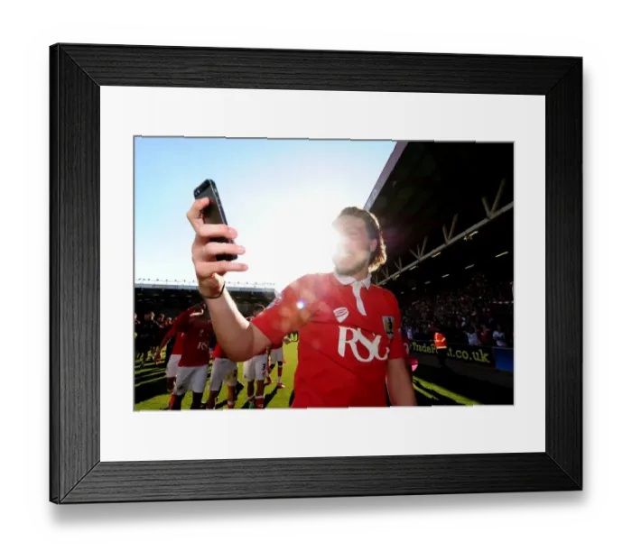 Framed Print : Bristol City's Luke Ayling: Emotional Moment as Champions Are Crowned in League One Framed Print : Bristol City's Luke Ayling: Emotional Moment as Champions Are Crowned in League One