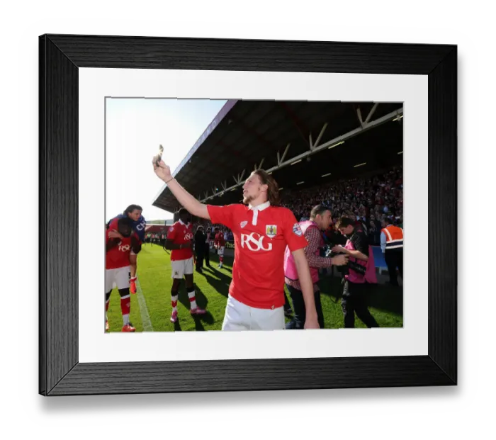 Framed Print : Bristol City Crowned Champions: Luke Ayling's Emotional Moment at Ashton Gate (April 18, 2015) Framed Print : Bristol City Crowned Champions: Luke Ayling's Emotional Moment at Ashton Gate (April 18, 2015)