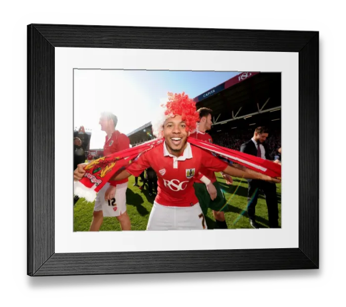 Framed Print : Bristol City's Korey Smith: Emotional Moment as Champions League One Title is Won at Ashton Gate Framed Print : Bristol City's Korey Smith: Emotional Moment as Champions League One Title is Won at Ashton Gate