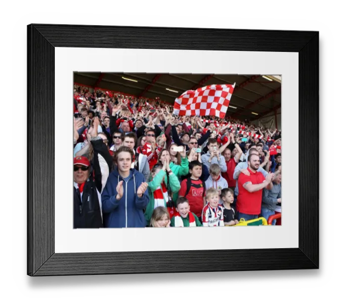 Framed Print : Sea of Passion: A Sea of Bristol City Fans at Ashton Gate Framed Print : Sea of Passion: A Sea of Bristol City Fans at Ashton Gate