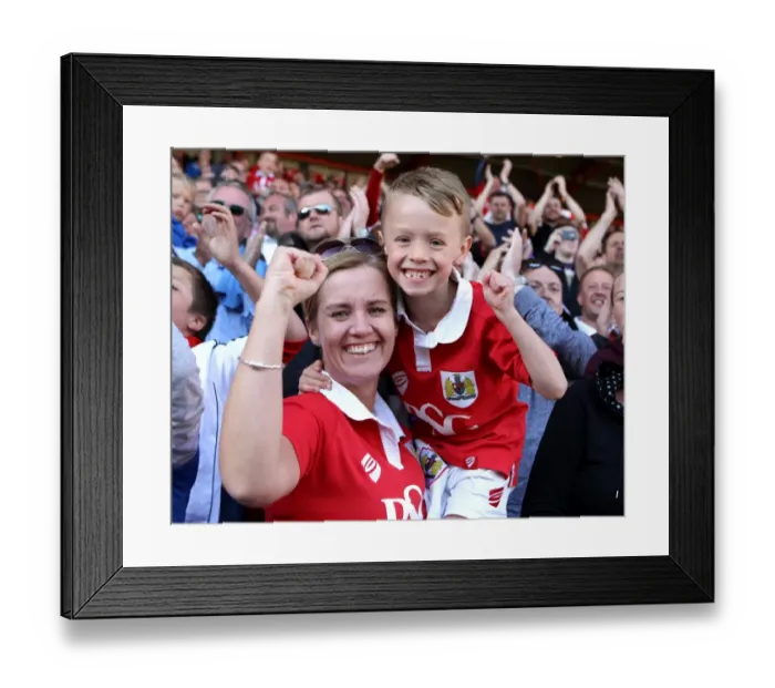 Framed Print : Bristol City Football Club: Celebrating Victory Over Coventry City, April 2015