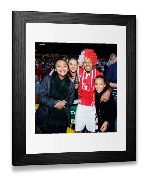Framed Print : Bristol City's Korey Smith: Emotional Champion Moment with Family Framed Print : Bristol City's Korey Smith: Emotional Champion Moment with Family