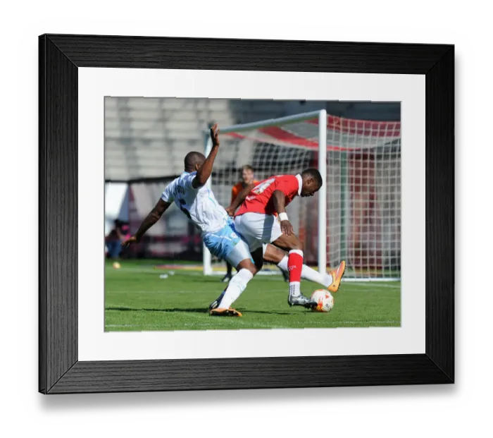 Framed Print : Bristol City vs Coventry City: Kieran Agard's Goal-Scoring Moment Amidst Tackle from Reda Johnson Framed Print : Bristol City vs Coventry City: Kieran Agard's Goal-Scoring Moment Amidst Tackle from Reda Johnson