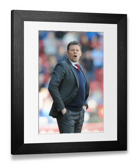 Framed Print : Steve Cotterill's Exultant Moment: Bristol City's Sky Bet League One Victory over Coventry City (18 / 04 / 2015) Framed Print : Steve Cotterill's Exultant Moment: Bristol City's Sky Bet League One Victory over Coventry City (18 / 04 / 2015)