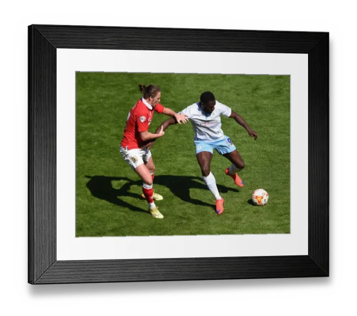 Framed Print : Battling Rivals: Ayling vs. Nouble in the Intense Clash between Bristol City and Coventry City Framed Print : Battling Rivals: Ayling vs. Nouble in the Intense Clash between Bristol City and Coventry City