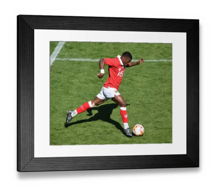 Framed Print : Bristol City's Kieran Agard Celebrates Goal Against Coventry City, Sky Bet League One, April 18, 2015