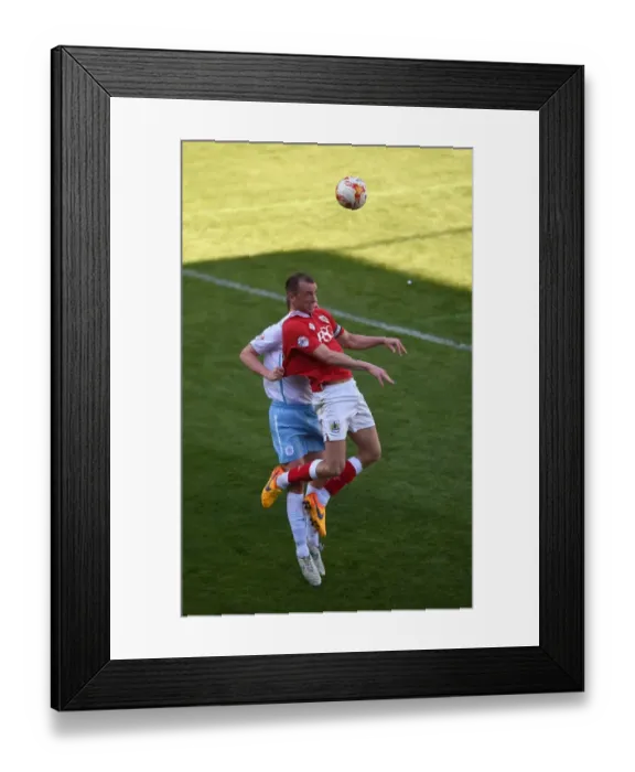 Framed Print : Bristol City vs Coventry City: Intense Moment between Wilbraham and Pennington Framed Print : Bristol City vs Coventry City: Intense Moment between Wilbraham and Pennington