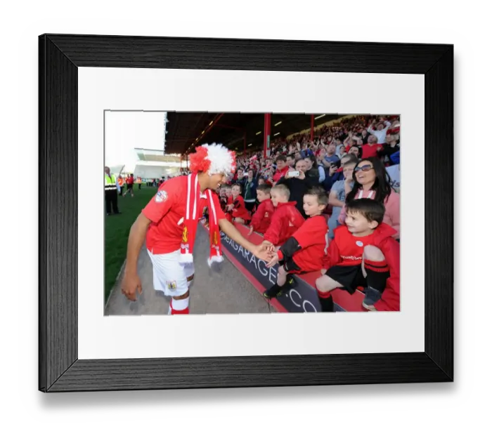 Framed Print : Bristol City Claims League Victory: Korey Smith Celebrates with Euphoric Fans Framed Print : Bristol City Claims League Victory: Korey Smith Celebrates with Euphoric Fans