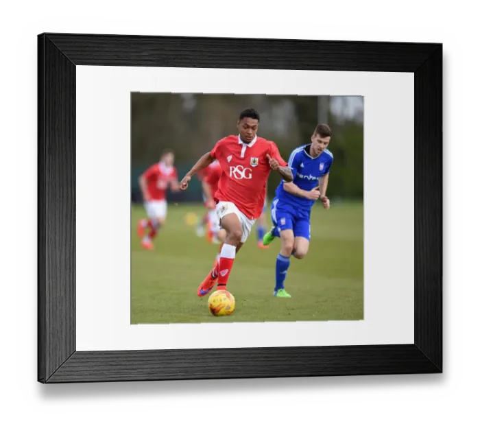 Framed Print : Marley Bishop in Action: Bristol City U21s vs Ipswich Town at Failand Training Ground, 10 / 11 / 2014 Framed Print : Marley Bishop in Action: Bristol City U21s vs Ipswich Town at Failand Training Ground, 10 / 11 / 2014