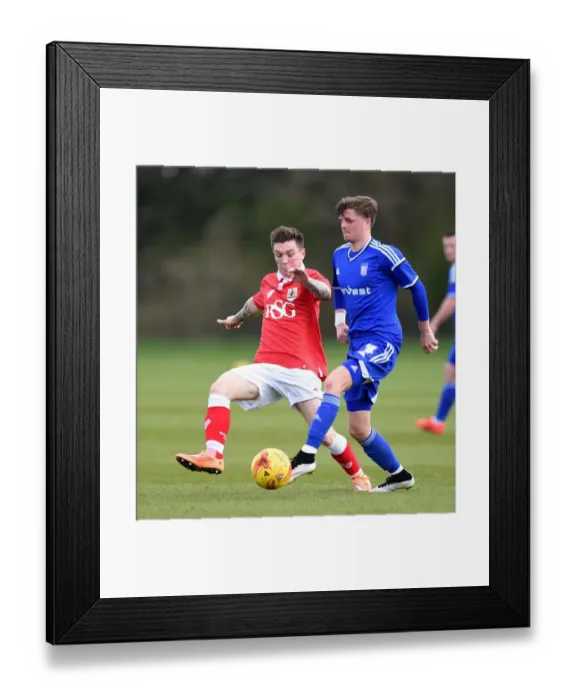 Framed Print : Bristol City vs Ipswich Town: Jamie Horgan vs James Blanchfield - Intense Rivalry in U21 Football Framed Print : Bristol City vs Ipswich Town: Jamie Horgan vs James Blanchfield - Intense Rivalry in U21 Football