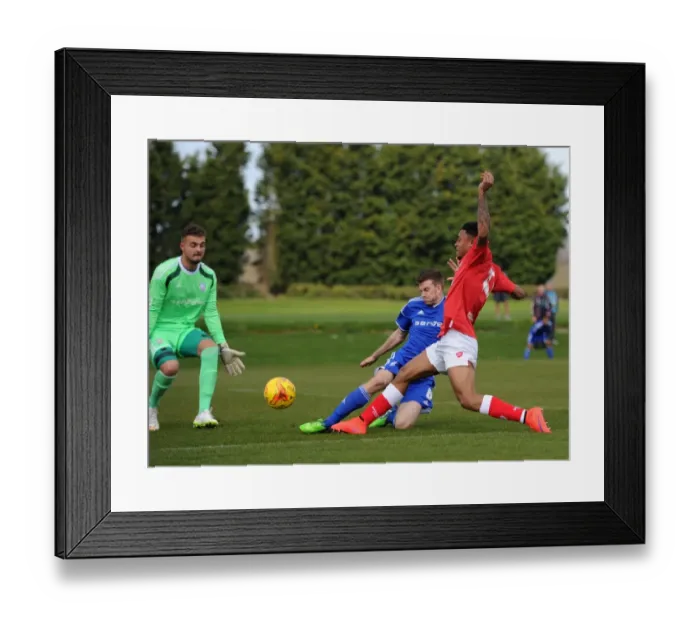 Framed Print : Bristol City vs Ipswich Town: Marley Bishop vs Joe Robinson - A Clash at Failand Training Ground