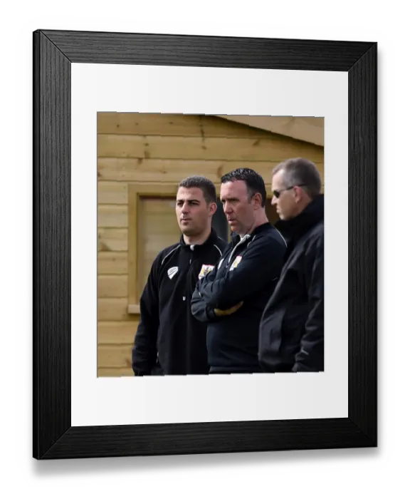 Framed Print : Bristol City U21s Training: Brian Tinnion and Carlos Anton Watch Over Ipswich Town Match, 10 / 11 / 2014 Framed Print : Bristol City U21s Training: Brian Tinnion and Carlos Anton Watch Over Ipswich Town Match, 10 / 11 / 2014