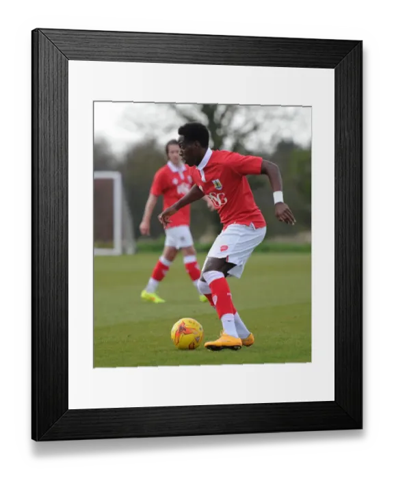 Framed Print : Bristol City U21s vs Ipswich Town: Shaquille Hunter in Action Framed Print : Bristol City U21s vs Ipswich Town: Shaquille Hunter in Action