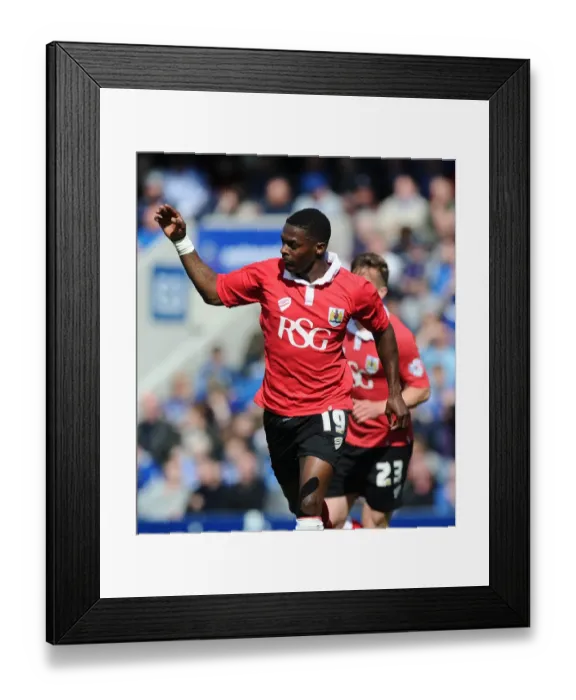 Framed Print : Kieran Agard's Thrilling Goal Celebration: Chesterfield vs. Bristol City, League One, 2015 Framed Print : Kieran Agard's Thrilling Goal Celebration: Chesterfield vs. Bristol City, League One, 2015