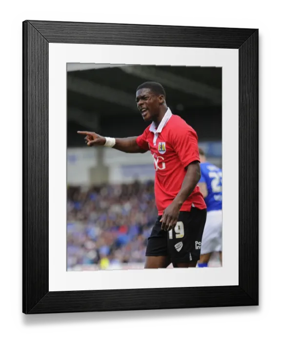Framed Print : Kieran Agard's Determined Strike: Chesterfield vs. Bristol City, League One, 2015 Framed Print : Kieran Agard's Determined Strike: Chesterfield vs. Bristol City, League One, 2015