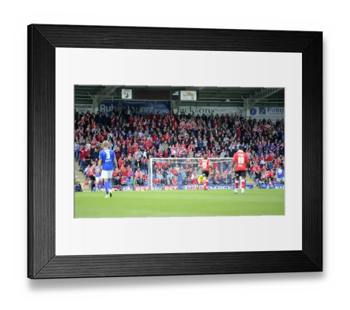 Framed Print : Bristol City Fans Pack Proact Stadium for Chesterfield Clash, League One Showdown Framed Print : Bristol City Fans Pack Proact Stadium for Chesterfield Clash, League One Showdown