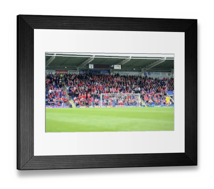 Framed Print : Bristol City Fans Flock to Proact Stadium for Sky Bet League One Match (April 2015) Framed Print : Bristol City Fans Flock to Proact Stadium for Sky Bet League One Match (April 2015)