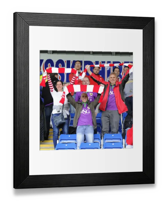 Framed Print : Thrilling Away Day: Chesterfield vs. Bristol City at Proact Stadium, April 2015