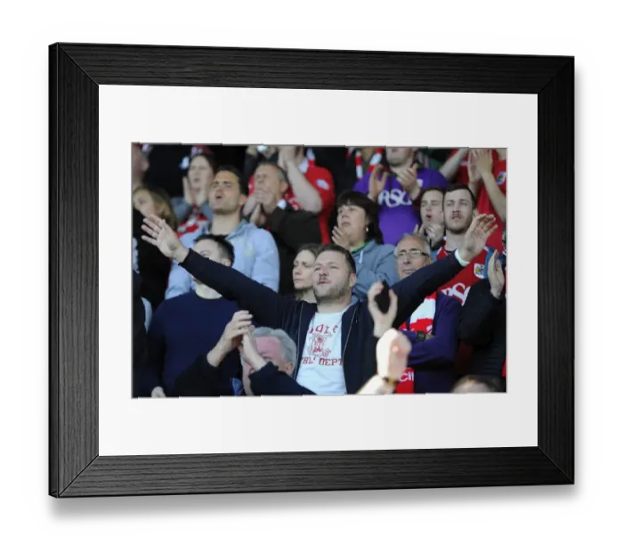 Framed Print : Bristol City Fans Exhilarating Day Out: Chesterfield vs. Bristol City, Sky Bet League One (April 2015) Framed Print : Bristol City Fans Exhilarating Day Out: Chesterfield vs. Bristol City, Sky Bet League One (April 2015)