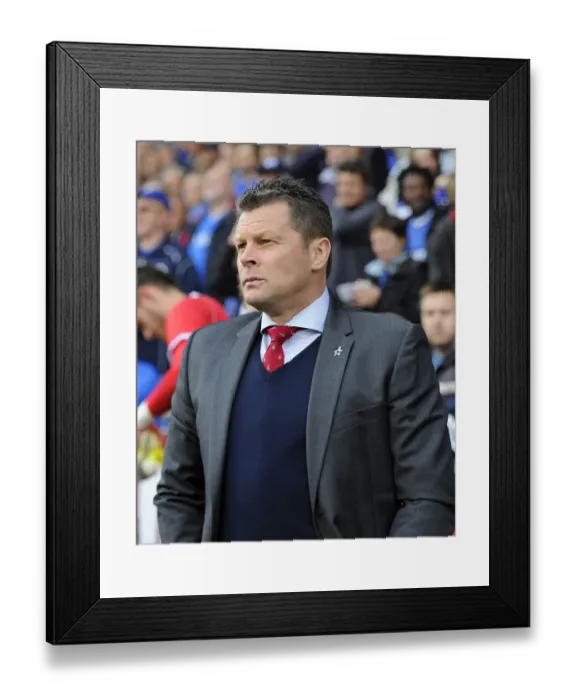 Framed Print : Steve Cotterill Leads Bristol City in Sky Bet League One Clash against Chesterfield