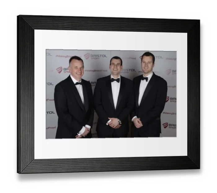 Framed Print : Gala Dinner at Marriott Hotel: An Evening of Glamour and Football with Bristol City