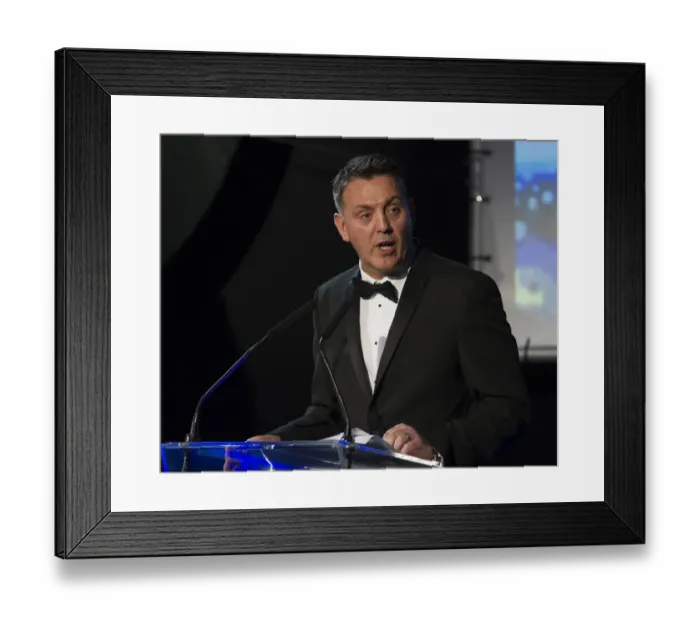 Framed Print : Bristol City FC Gala Dinner 2015: A Night of Glamour and Football