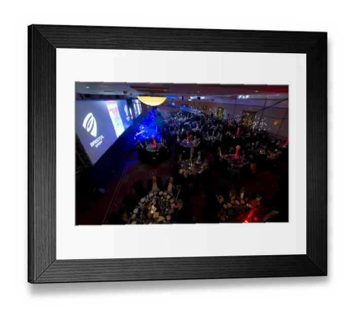Framed Print : A Night of Celebration with Bristol City Football Club at the Marriott Hotel (2015)
