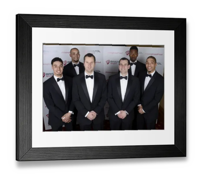 Framed Print : A Night of Glamour and Football: 2015 Bristol City Gala Dinner at Marriott Hotel