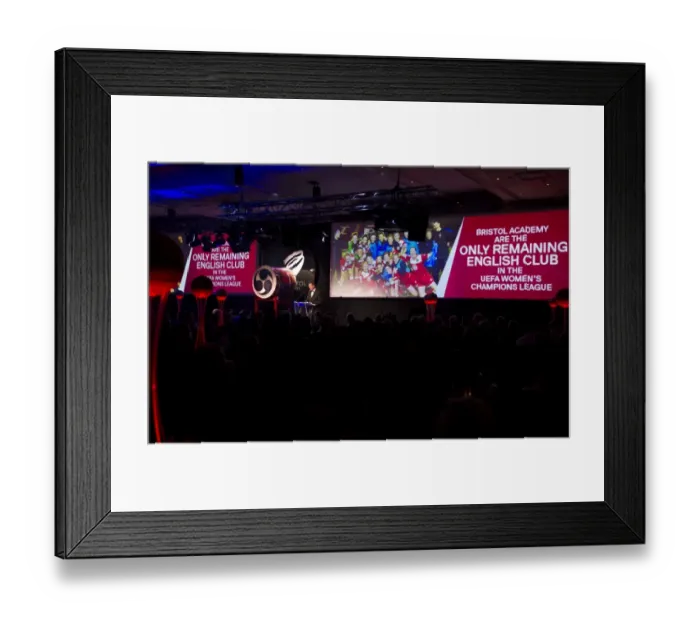 Framed Print : Bristol City Football Club Gala Dinner at Marriott Hotel (February 2015) Framed Print : Bristol City Football Club Gala Dinner at Marriott Hotel (February 2015)